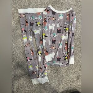 2T Little Sleepies Two Piece Jammies in Cat print
